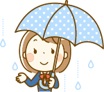 Woman with umbrella 
